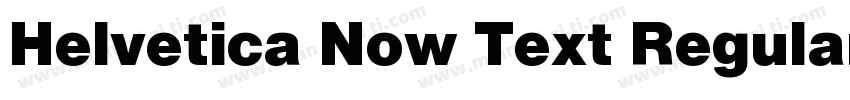 Helvetica Now Text Regular字体转换